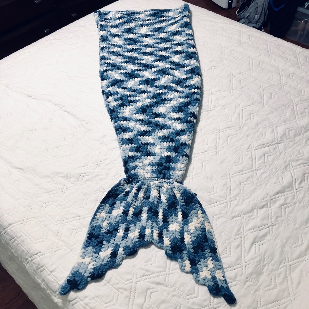 Mermaid Tail Handmade Blanket